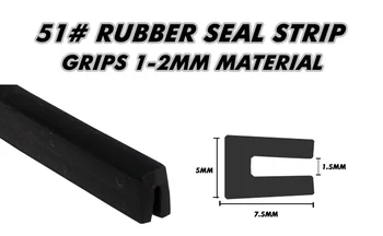 

590" 1500cm Black 7.5x5mm U pillar Car Truck Camper exterior interior weatherstrip lock seal Edge Strip seal dustproof #51