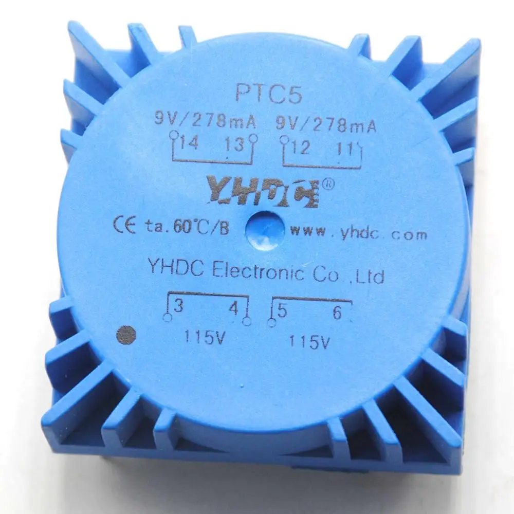 

5VA Toroidal Voltage Transformers Audio Potting Transformer Dual 115V Input PTC5