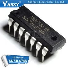 10 шт. HD74LS74AP DIP14 HD74LS74 DIP SN74LS74AN DIP-14 74LS74 SN74LS74N HD74LS74P и IC