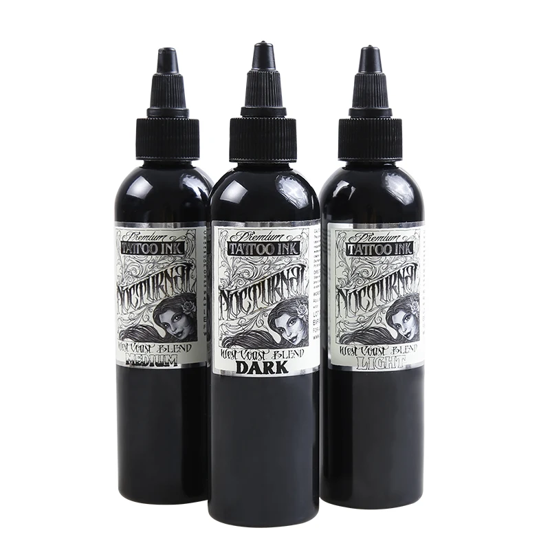 

Imported Tattoo Pigments Ink 4oz Super Black Color Tattoo Import Tattoo Supplies