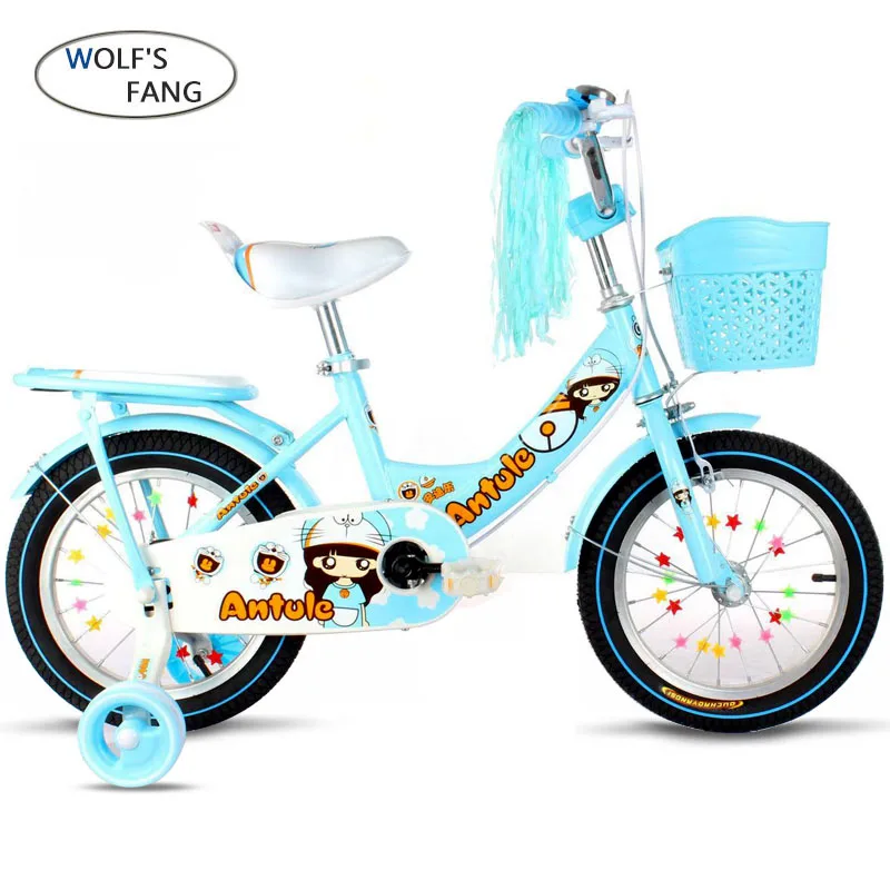Wolf's fang Child's Bike Cycling Kid's Bicycle With Safety Protective Steel 12/14/16/18 inch Children Bikes Free shipping girls Wolf's fang Child's Bike Cycling Kid's Bicycle With Safety Protective Steel 12/14/16/18 inch Children Bikes Free shipping girls