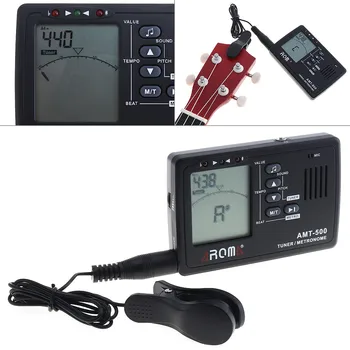 

3 IN 1 Chromatic Guitar Metronome Tuner Tone Generator with Large Screen