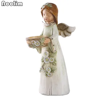 

Creative European ResinCandle Holder Home Table Wedding Cafe Bar Decor Crafts Angel Candlestick Romantic Dinner 50xx212