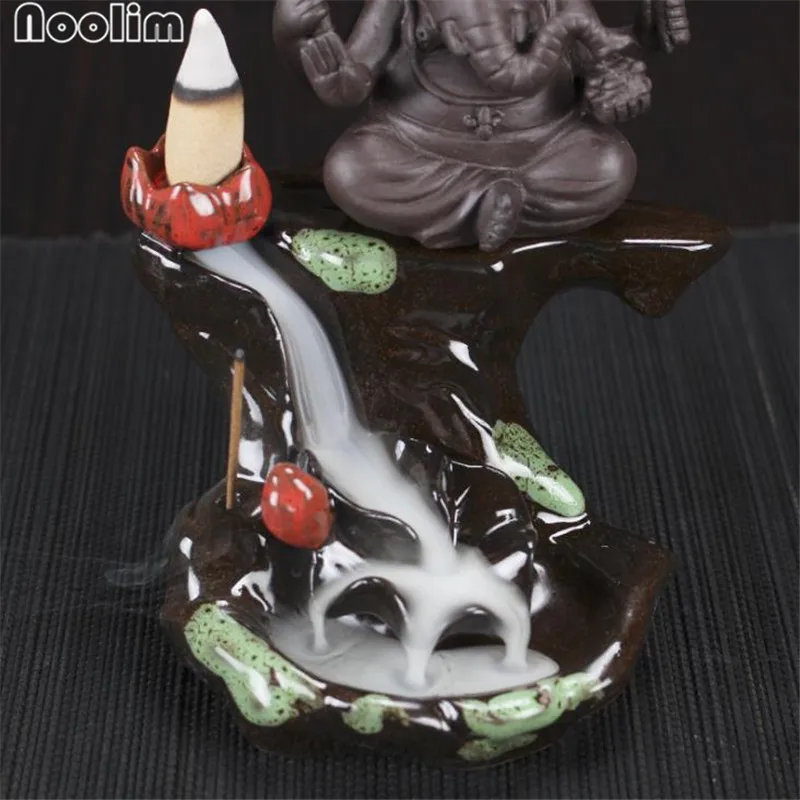Керамическая горелка для благовоний Ganesha украшение дома и офиса держатель ладана