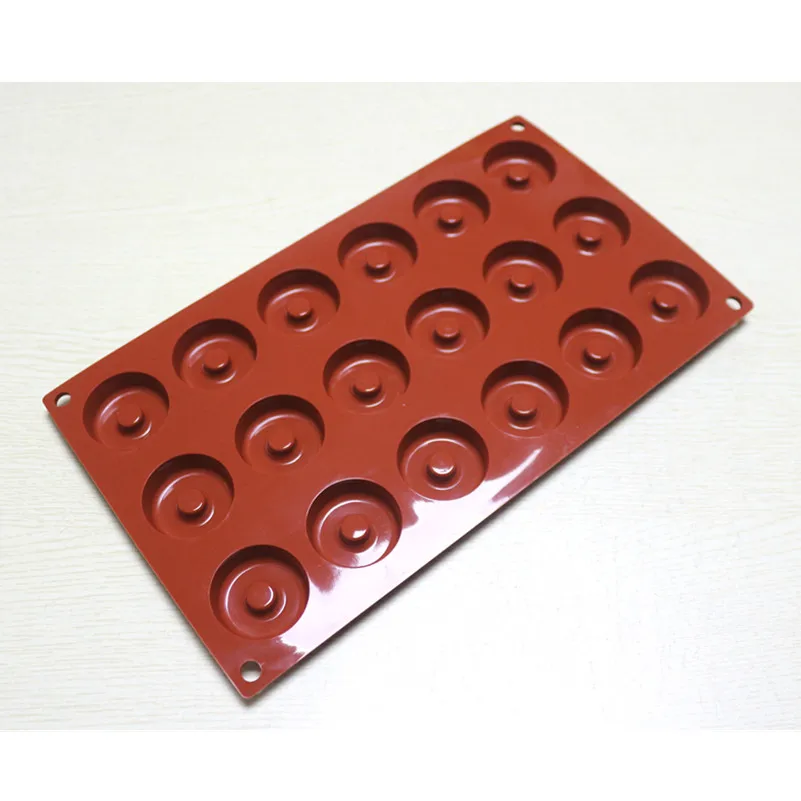 Atekuker маленькая силиконовая формочка для пончиков для выпечки тортов инструменты для выпечки формы пончиков формы кондитерских изделий силиконовая форма для мыла желе формы