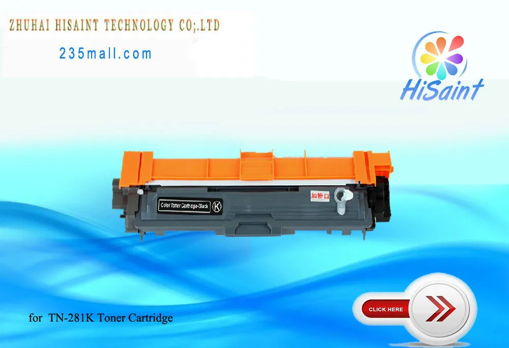 Compatible TN 281K toner cartridge for Brother HL 3170CDW/3150CDN MFC