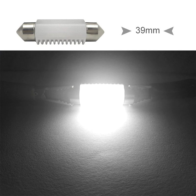 CNSUNNYLIGHT High Quality C5W C10W LED 31mm 36mm 39mm 41mm CANBUS Car Festoon Light Auto Interior Dome Lamp Reading Bulb White 12V 24V (15)