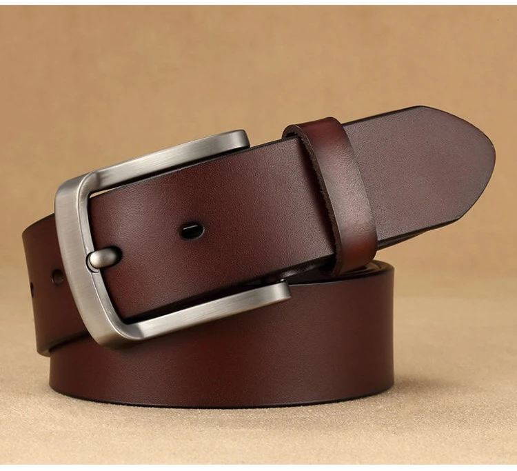DINISITON men's genuine leather belt luxury brand belts for mens High Quality Cowhide Male Strap Hot Cummerbunds ceinture homme
