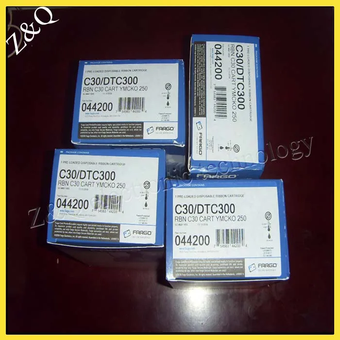 

Fargo44200 Color Ribbon YMCKO for use with the fargo DTC300 card printers