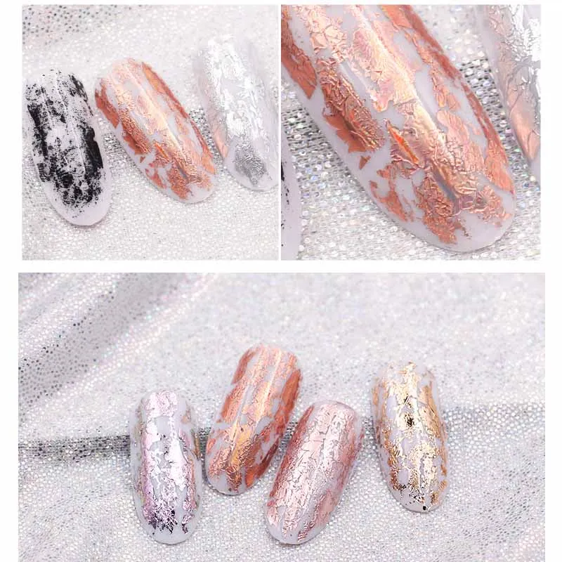 4-7cm-Matte-Rose-Gold-Laser-Nail-Art-Polish-Transfer-Foil-Tips-Decor-Holographic-Foil-Nail