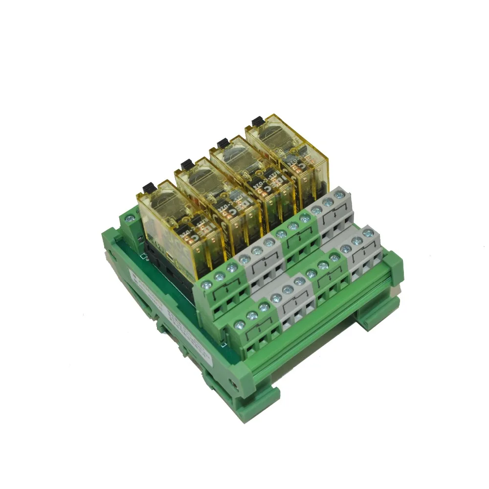 4 канальный DPDT din рейку IDEC RJ2S 24VDC интерфейсный релейный модуль|interface relay|din mounting