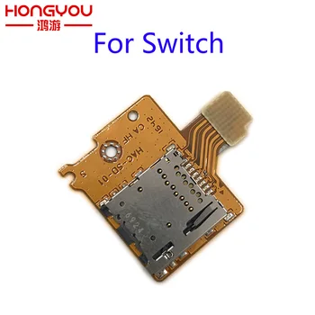 

10Pcs Original spare parts For Nintend Switch NS TF SD Card Slot Socket Replacement Handle controller SD Card