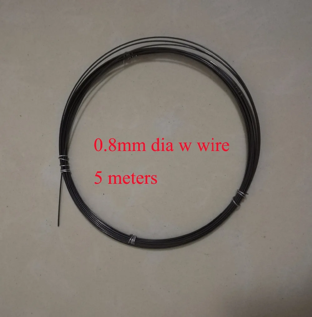 

0.8mm Dia High Purity Industry Experiment Black Tungsten Wire Vacuum Heating W Material about 5 meters