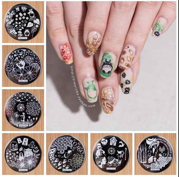 

Hehe62-71 Newest designs 5PCS Nail Art Stamping Polish Stamp Stamping Manicure Image Plates Stamping Plate Konad *** NEW ***