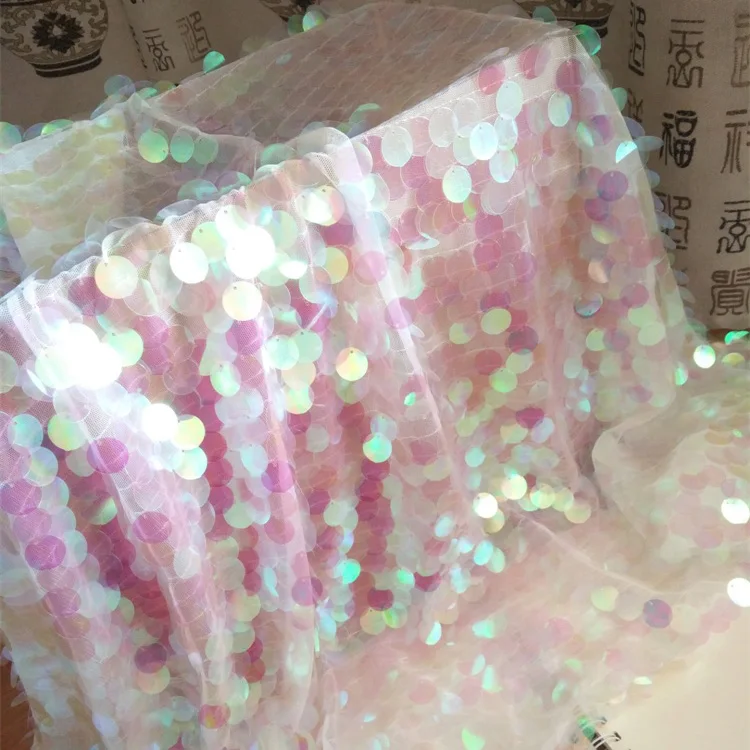 

SICODA 130X50cmCustom fish scale magic sequins cloth laser cloth wedding stage background photo background cloth clothing fabric