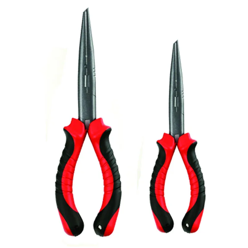 BaMMax Fishing Stainless Steel Multifunction Fishing Pliers Sea Fishing Scissors Swivel Snap Hook Rubber Handle tool Accessores