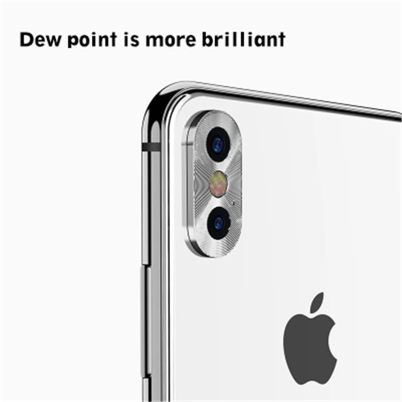 

Anti-knock Metal Lens Case Cover Rear Camera Guard Circle Ring Bumper Protection for iPhone X XS Max XR Lens Ring Dirt-resistant