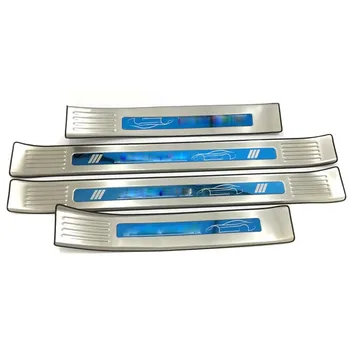 

For Honda Accord 10th 2018 2019 Stainless Door Sill Scuff Plate Trim Welcome Pedal Protector Pedal Step Car Styling Accessory