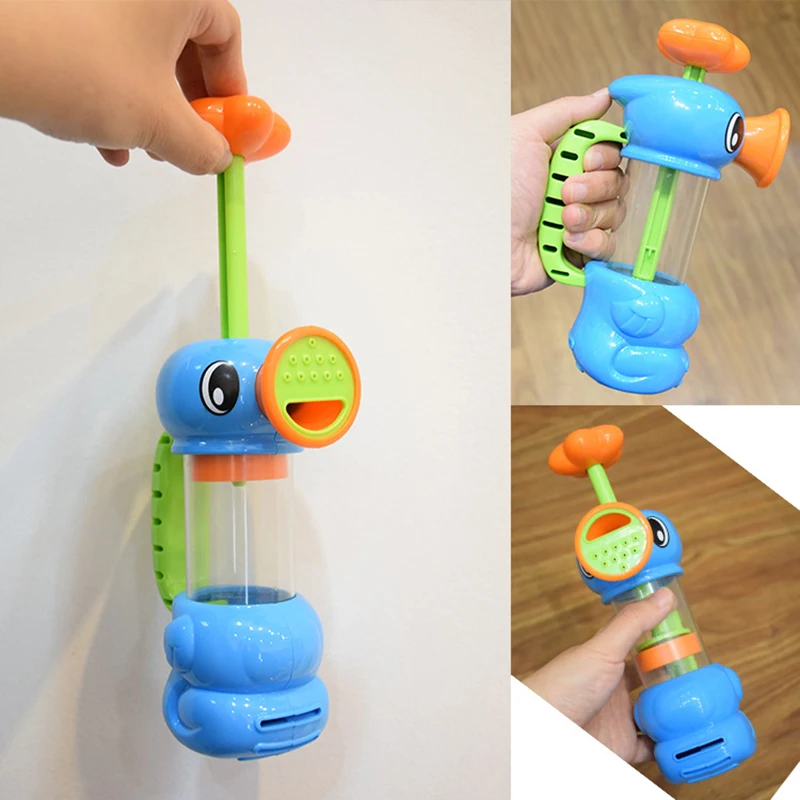 Новые забавные гиппокампа Форма Baby Shower голову игрушки для ванной распылитель воды морской конек насос заменить Ванна, Душ, аксессуары