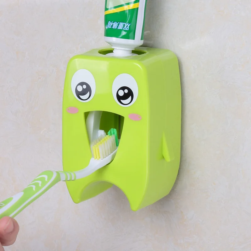 

Lazy Creative Cute Automatic Toothpaste Dispenser for Kids Child Toothpaste Squeezer Holders Squeezing Bathroom Accessories Tool