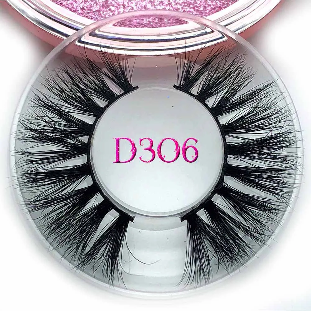 D306 Mikiwi D390, норковые ресницы, 3D, норковые ресницы, толстые, ручная работа, полная полоска, ресницы, безжалостные, роскошный макияж, драматические ресницы - Цвет: D306