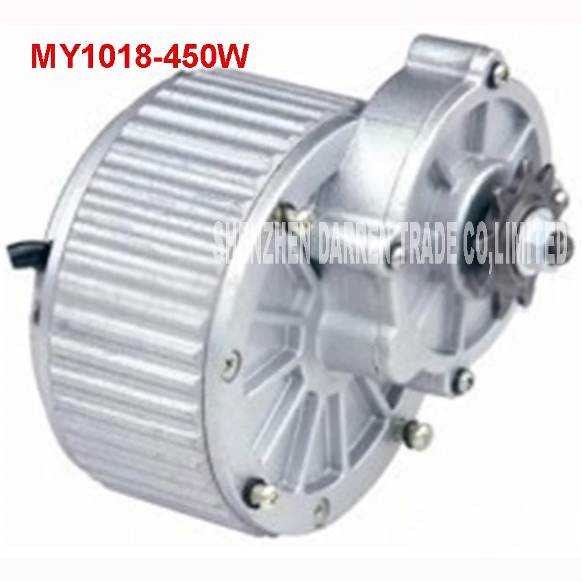 ФОТО 36V  MY1018-450W Brushless DC motor gear motor 450W Motor board 2750rpm
