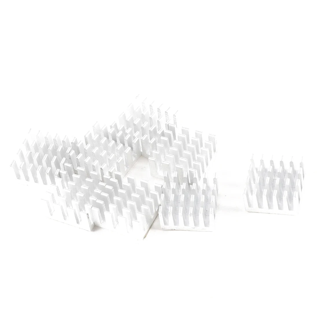 

PROMOTION! 8Pcs 14mm x 14mm x 7mm Aluminum Heatsink RAM GPU Cooling Fin