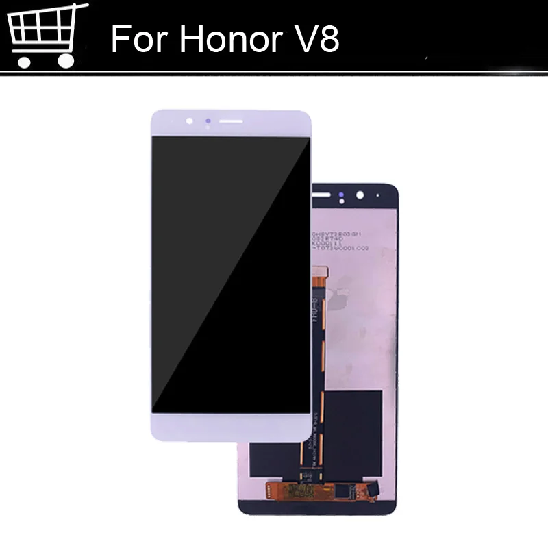 ЖК-экран для Huawei Honor V8 100% оригинальный ЖК-дисплей + сенсорный экран в сборе замена