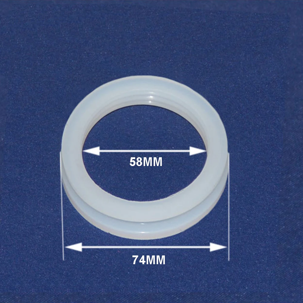 20 шт Силиконовое уплотнительное кольцо для вакуумной трубки солнечных водонагревателей, диаметр 58 мм или 47 мм белая кольцевая прокладка