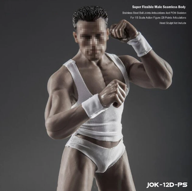 1/6 männliche Figur Seamless Muscular Body & Pants für 12 '' Sideshow Head 