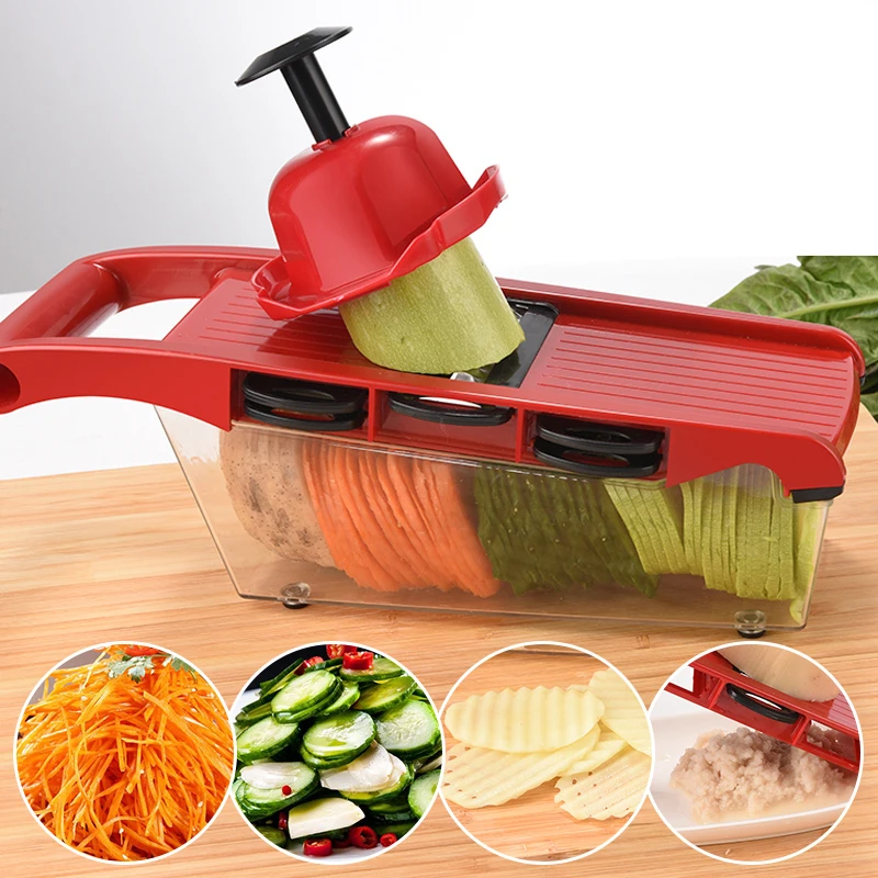 

6 in 1 Mandoline Peeler Grater Vegetables Cutter tools Carrot Grater Onion Vegetable Slicer Kitchen Accessories