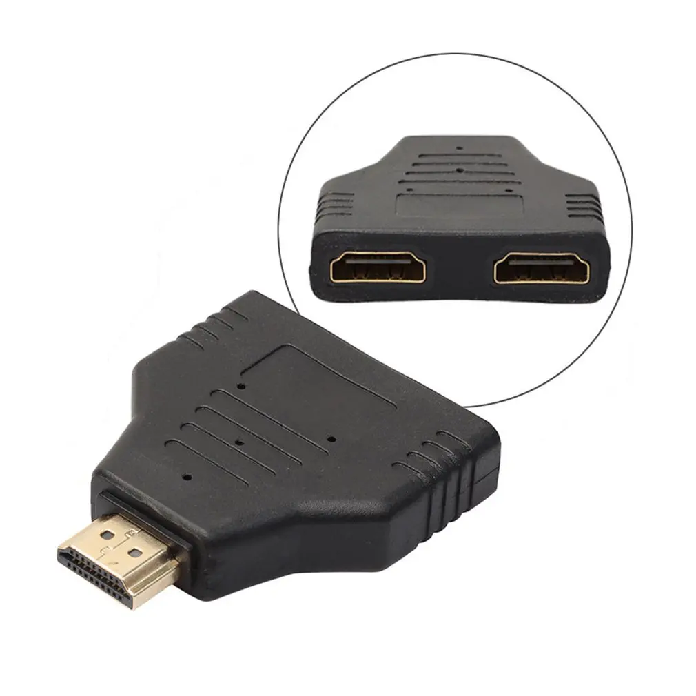 HDMI сплиттер Adwox 1080P HDMI штекер 2 HDMI Женский 1 в 2 Выход сплиттер кабель адаптер конвертер DVD плееры/HDTV/STB