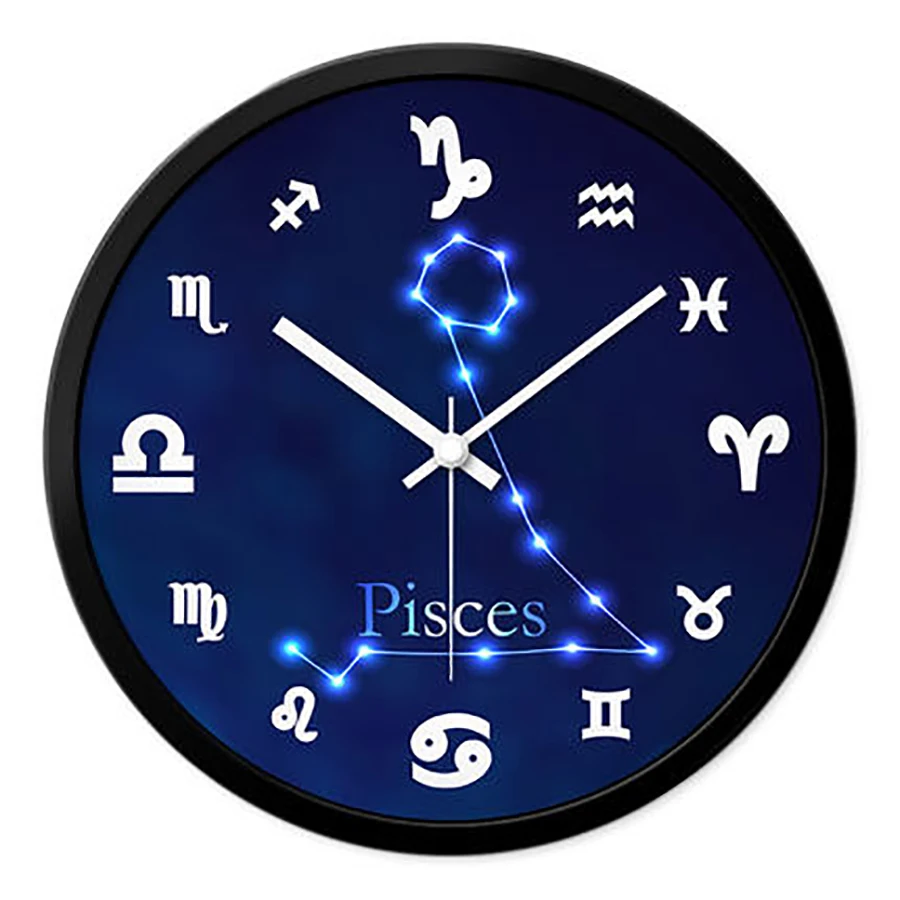 

Digital Modern Wall Clock Quartz Designs Silent Constellation Large Decorative Wall Clocks Best Selling 2019 Products Wall Watch