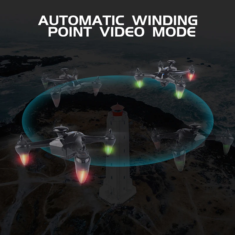 Прочный Профессиональный Квадрокоптер автоматический возврат широкоугольный 5G WiFi FPV двойной gps 720 P/1080 P камера дроны