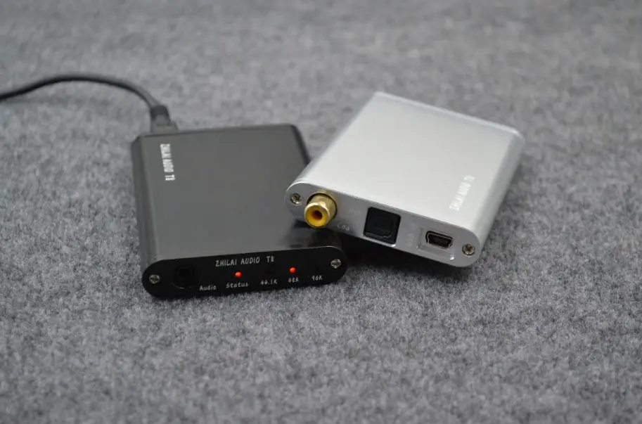 

PC External Sound Card Audio HI-FI DAC USB to Fiber Coaxial Digital to Analog 3.5mm Headphone Amplifier