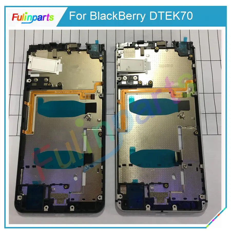 

Black Silver For BlackBerry Keyone DTEK70 Front Frame Housing Case LCD Screen Frame Replacement Parts With Tools