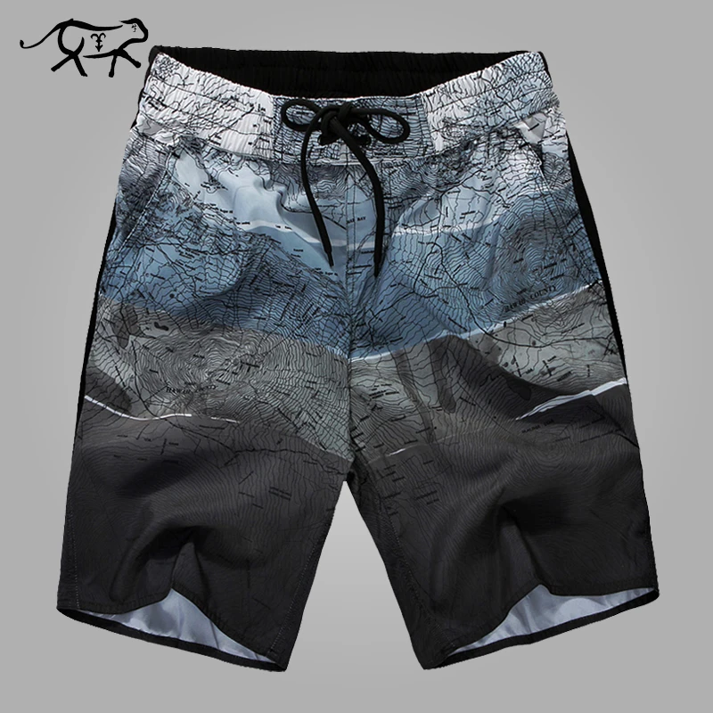 

Brand Mens Beach Shorts Summer Quick Drying Sea Trousers Classic Soft Homme Breathable Bermuda Shorts Men Comfortable Fashion