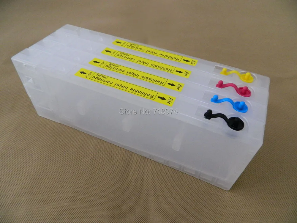 

Refillable ink cartridge for Epson Stylus Pro 4450 300ml T6142-T6148 come with a chip resetter