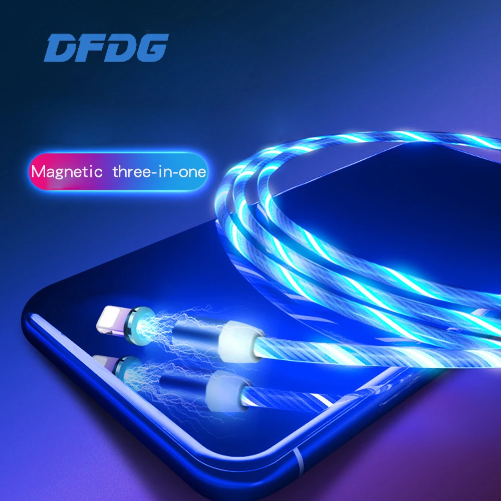 Беспроводное зарядное устройство светодиодный светильник для iPhone Micro usb type C