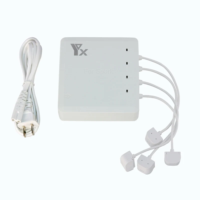 6 in 1 Battery Charger 4 Port Battery & 2 USB Port Remote Control phone tablet Charge Charging For DJI Spark Drone Accessories 1 (4)