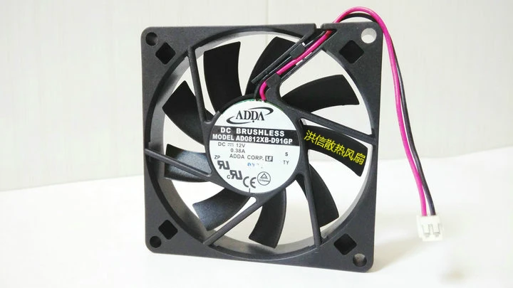 ADDA AD0812XB-D91GP 8015 8 см DC 12 В 0.38A чехол источник питания Охлаждающие вентиляторы |