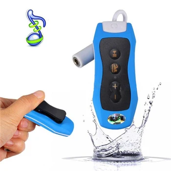 

Mini MP3 Player FM Radio 4G / 8G / 16G Swimming Diving Surfing Music Player IPX68 Sports Outdoor Water Trsistant MP3 Players new