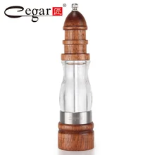 Kreative 8 “Leuchtturm Spice Pfeffermühlen Manuell Salz Und Pfeffer Schleifen Maschine Gewürz Mühle Korn Malt Mühle Holz + acryl
