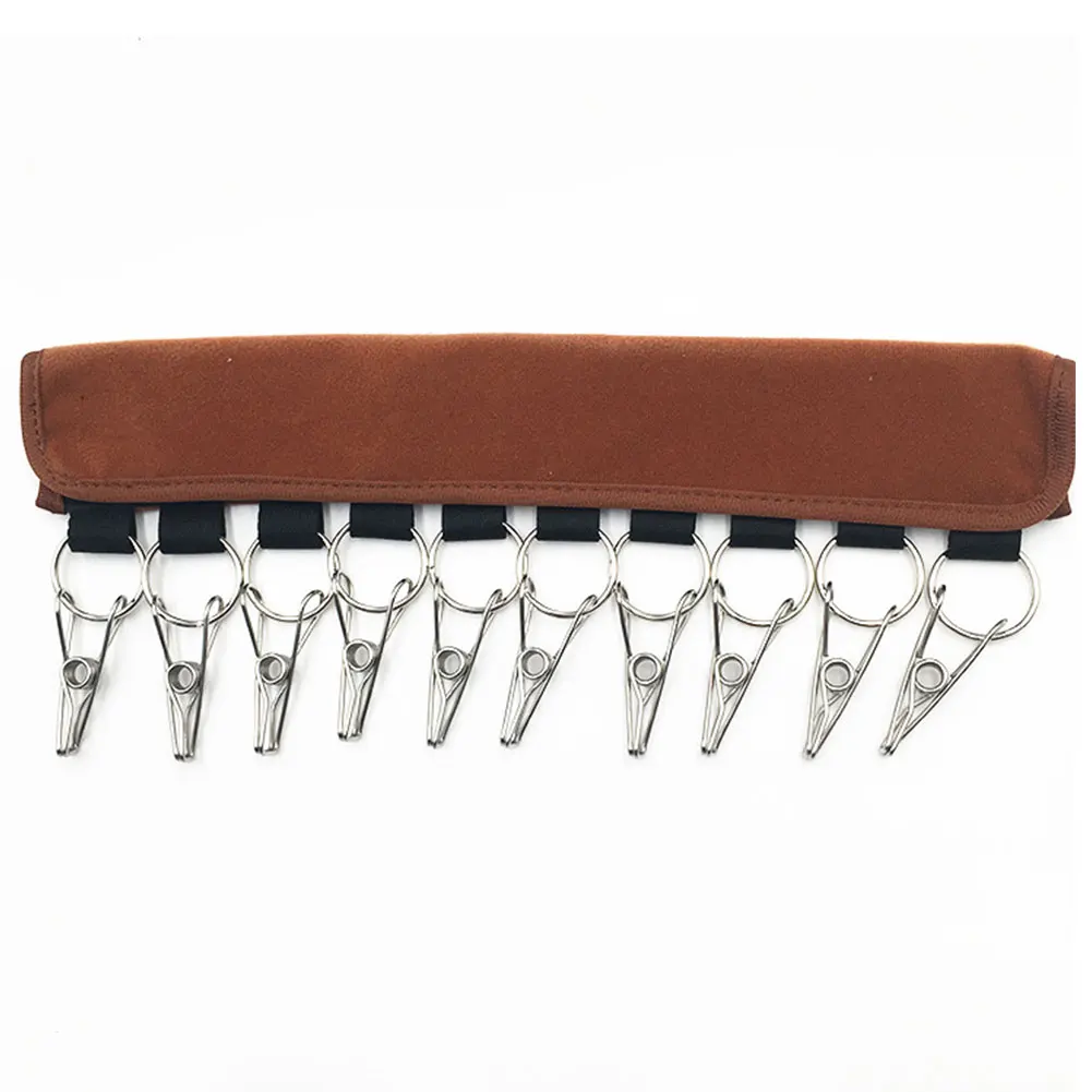 

10 Clips Storage Cap Travel Hat Rack Portable Foldable Holder Closet Organizer Door Self Adhesive Hanger System