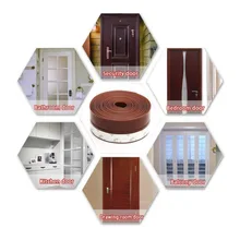 Самоклеющаяся пленка уплотнитель дверная заглушка против сквозняков для предотвращения ошибки резиновая блокатор звукоизоляции и ветрозащитный двери/пленка окна