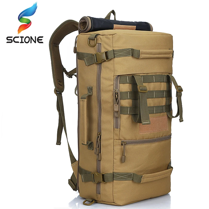 Caliente calidad superior 50L nueva mochila táctica militar Camping bolsas montañismo bolsa de senderismo para hombres mochila de viaje - 1