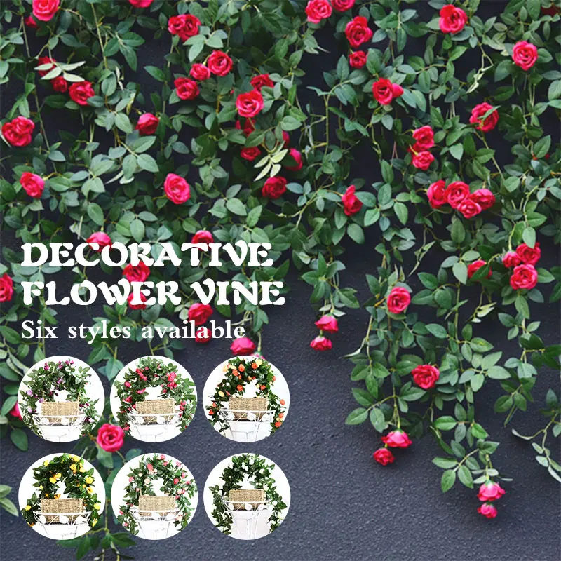 Искусственный искусственная лоза вино из плюща ткань искусственный Rose