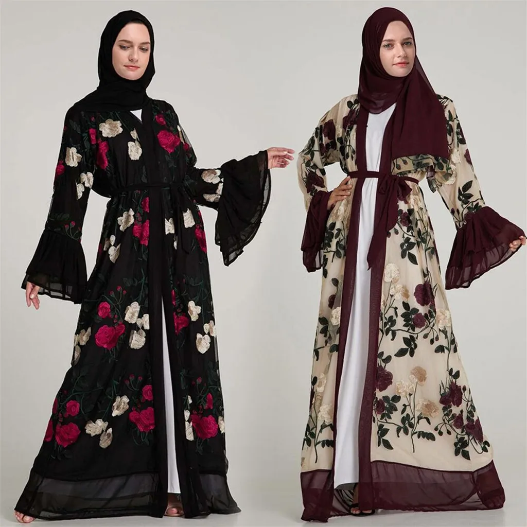 2019 платье Дубая вечернее закрытое платье в восточном стиле женское арабское турецкое ислам молитва Восточный халат из марокена платья