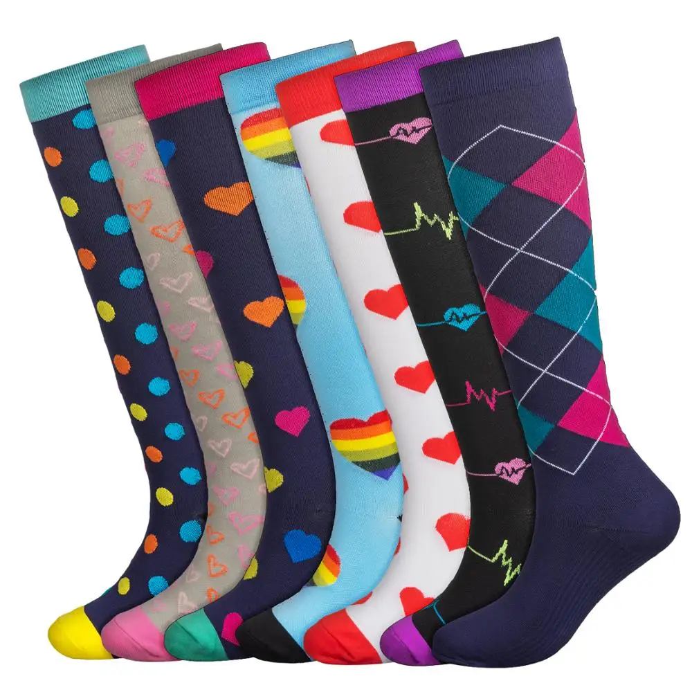 

Vihir Men&Women Compression SocksBest For Running,Travel,Cycling,Pregnant,Edema Boost Performance Blood Circulation& Recovery