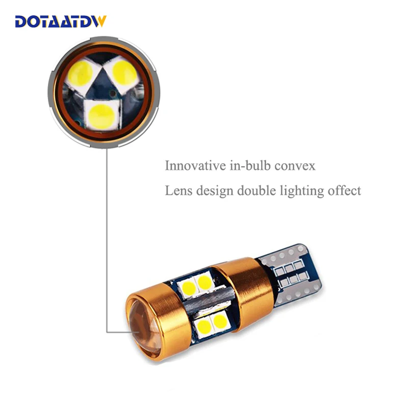 2x Canbus автомобильный 3030 SMD T10 светодиодный W5W объектив Авто светильник лампы для mitsubishi asx lancer 9 10 pajero outlander l200 colt galant